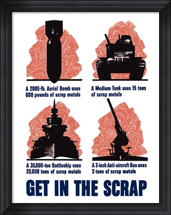 Framed Get In the Scrap Print