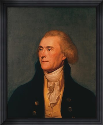 Framed Thomas Jefferson Print