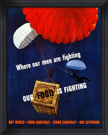 Framed Our Food is Fighting Print