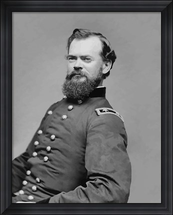 Framed General James Birdseye McPherson Print