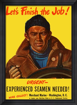 Framed Let&#39;s Finish the Job! Print