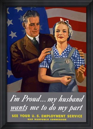Framed I&#39;m Proud Print