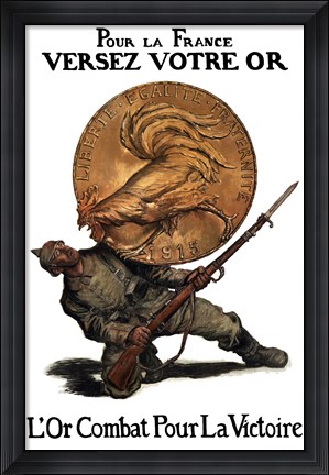 Framed Pour La France Print