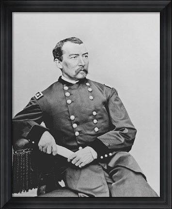 Framed General Philip Sheridan Print