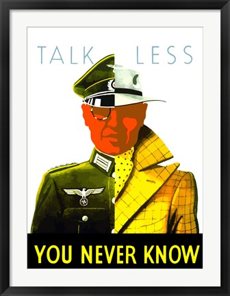 Framed Talk Less Print