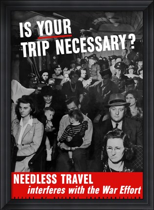 Framed Is Your Trip Necessary? Print