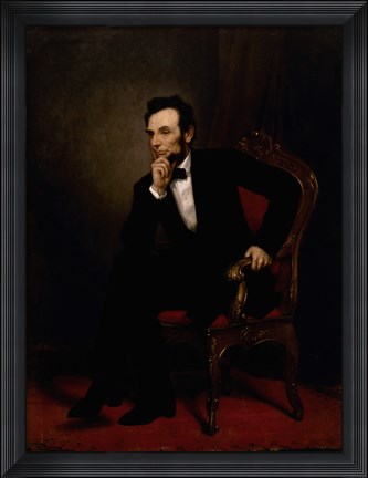 Framed Abraham Lincoln Print