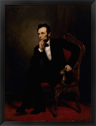 Framed Abraham Lincoln Print