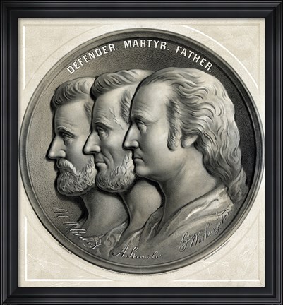 Framed Defender. Martyr. Father. Print