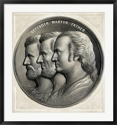 Framed Defender. Martyr. Father. Print