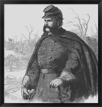 Framed Ambrose Everett Burnside Print