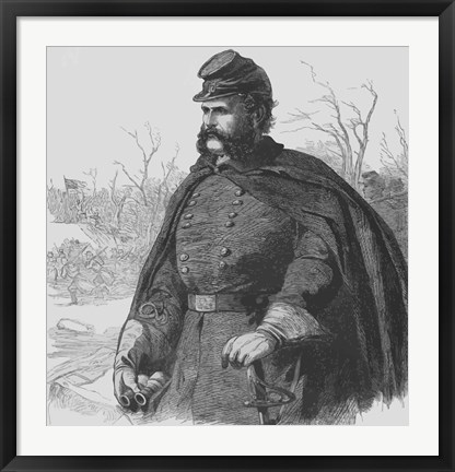 Framed Ambrose Everett Burnside Print