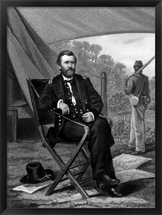 Framed Ulysses S Grant Print