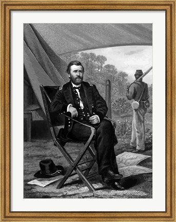 Framed Ulysses S Grant Print