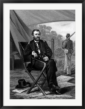 Framed Ulysses S Grant Print