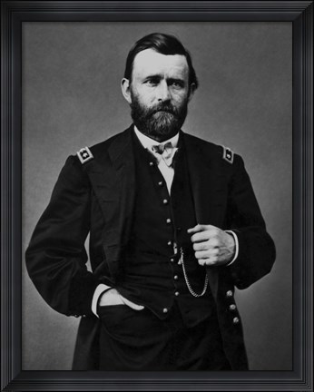 Framed General Ulysses S Grant (standing portrait) Print