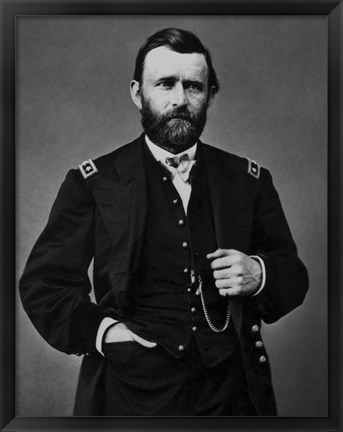 Framed General Ulysses S Grant (standing portrait) Print