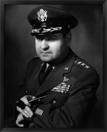 Framed Portrait of General Curtis Lemay Print