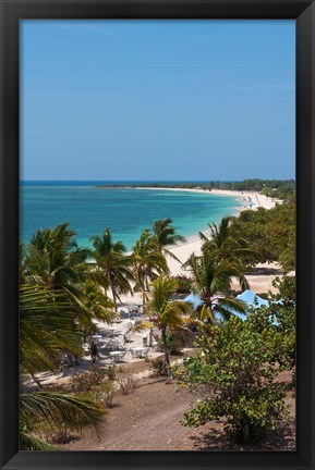 Framed Trinidad, Cuba, beach from the Hotel Ancon Print
