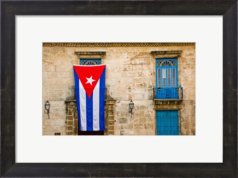 Framed Plaza de la Catedral, Old Havana, Cuba Print