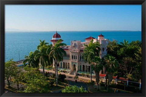 Framed Valle&#39;s Palace, Cienfuegos, Cuba Print