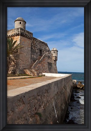 Framed Cojimar Fort, Cojimar, Cuba Print