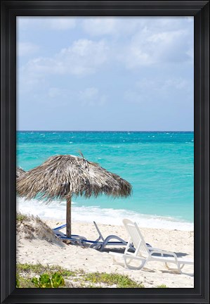 Framed Cuba, Sol Cayo Santa Maria Resort, Beach Print