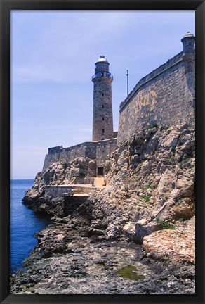 Framed El Morro Fortress, La Havana, Cuba Print