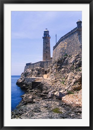 Framed El Morro Fortress, La Havana, Cuba Print