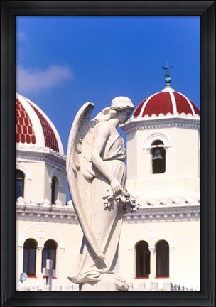 Framed Cuba National Cemetery, Cemetario de Cristobal Colon Print