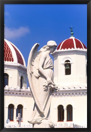 Framed Cuba National Cemetery, Cemetario de Cristobal Colon Print