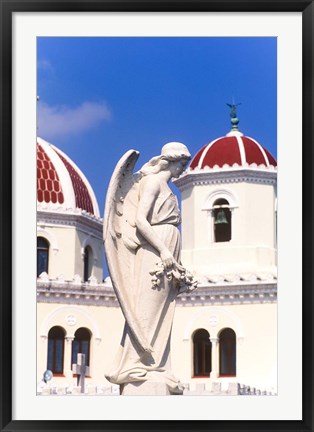 Framed Cuba National Cemetery, Cemetario de Cristobal Colon Print