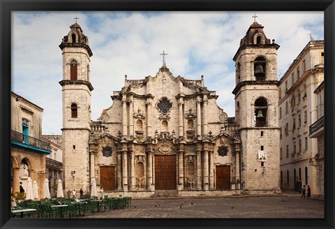 Framed Cuba, Havana, Catedral de San Cristobal Print