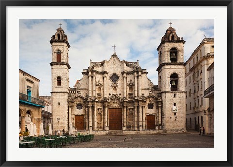 Framed Cuba, Havana, Catedral de San Cristobal Print