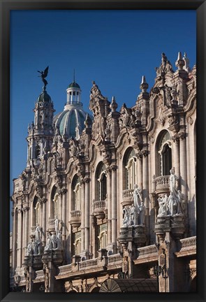 Framed Cuba, Havana, Gran Teatro de a Habana, Theater Print