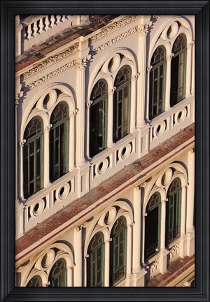 Framed Cuba, Havana, Havana Vieja, Old Havana buildings Print