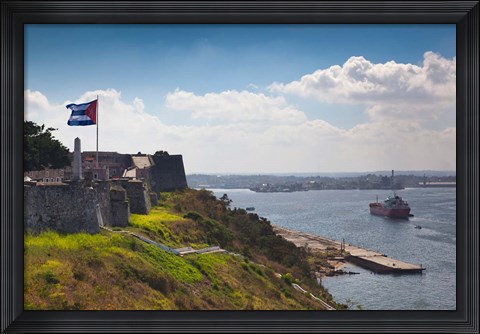 Framed Cuba, Havana, La Cabana, Fortification Print