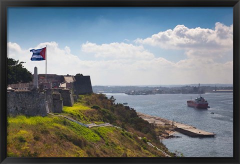 Framed Cuba, Havana, La Cabana, Fortification Print