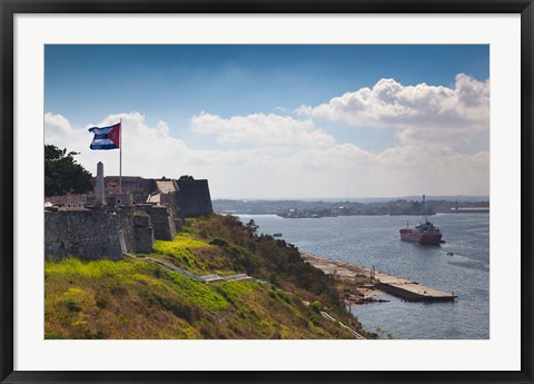 Framed Cuba, Havana, La Cabana, Fortification Print