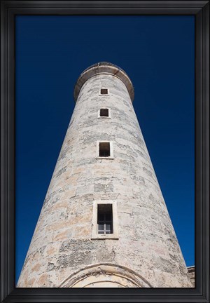 Framed Cuba, Havana, Morro Castle lighthouse Print