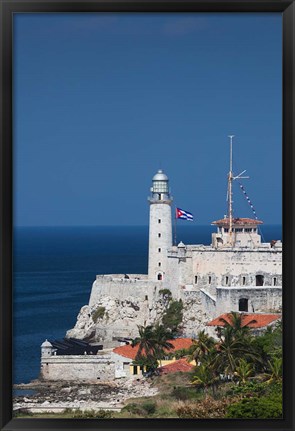 Framed Cuba, Havana, Morro Castle, Fortification Print