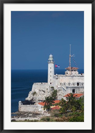 Framed Cuba, Havana, Morro Castle, Fortification Print