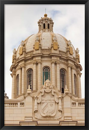 Framed Cuba, Havana, Museo de la Revolucion, dome Print