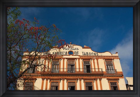Framed Cuba, Havana, Partagas cigar factory Print