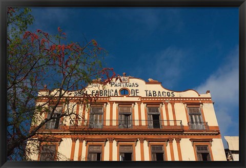 Framed Cuba, Havana, Partagas cigar factory Print