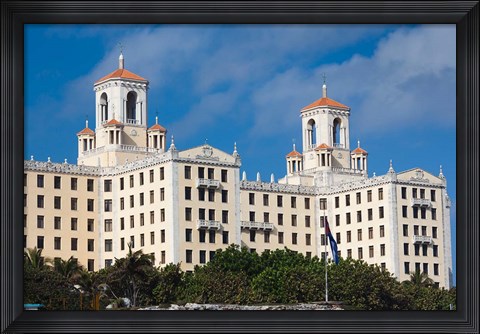Framed Cuba, Havana, Vedado, Hotel Nacional, exterior Print