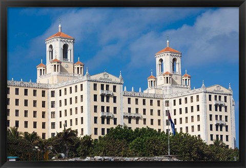 Framed Cuba, Havana, Vedado, Hotel Nacional, exterior Print