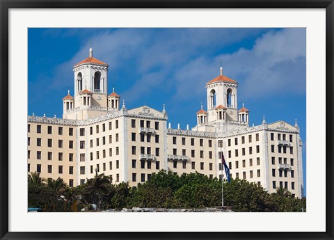 Framed Cuba, Havana, Vedado, Hotel Nacional, exterior Print