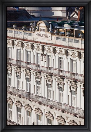 Framed Cuba, Havana, View of the Hotel Inglaterra Print