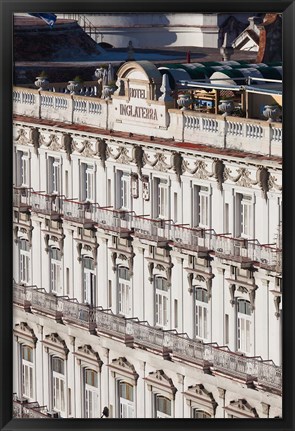 Framed Cuba, Havana, View of the Hotel Inglaterra Print